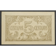 CÉDULA OFICIAL CASA DA MOEDA - 5 CENTAVOS 1918 ( NÃO CIRCULADA )