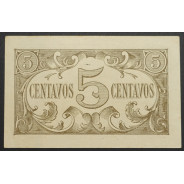 CÉDULA OFICIAL CASA DA MOEDA - 5 CENTAVOS 1918 (NÃO CIRCULADA )