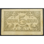 CÉDULA OFICIAL CASA DA MOEDA - 5 CENTAVOS 1918 ( POUCO CIRCULADA )