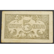 CÉDULA OFICIAL CASA DA MOEDA - 5 CENTAVOS 1918 ( POUCO CIRCULADA )