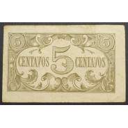 CÉDULA OFICIAL CASA DA MOEDA - 5 CENTAVOS 1918 ( CIRCULADA )