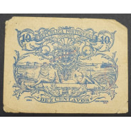 CÉDULA OFICIAL CASA DA MOEDA - 10 CENTAVOS 1917 ( CIRCULADA )
