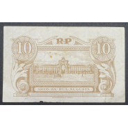 CÉDULA OFICIAL CASA DA MOEDA - 10 CENTAVOS 1917 ( POUCO CIRCULADA )