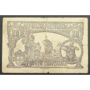 CÉDULA OFICIAL CASA DA MOEDA - 20 CENTAVOS 1922 ( CIRCULADA )