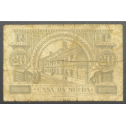 CÉDULA OFICIAL CASA DA MOEDA - 20 CENTAVOS 1917 ( CIRCULADA )