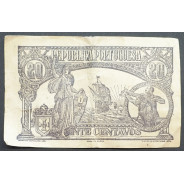 CÉDULA OFICIAL CASA DA MOEDA - 20 CENTAVOS 1922 ( CIRCULADA )