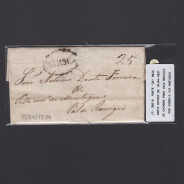 Pré-Filatélica circulada de Coimbra para Vale de Remigio datada de 18-04-1837