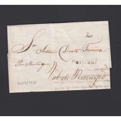 Pré-Filatélica circulada de Coimbra para Lisboa datada de 16-01-1838