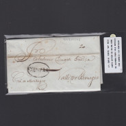 Pré-Filatélica circulada de Coimbra para Vale de Remigio datada de 09-08-1838