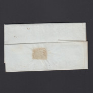 Pré-Filatélica circulada de Coimbra para Vale de Remigio datada de 06-03-1840
