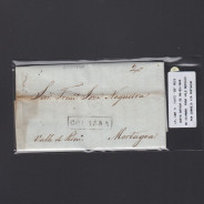 Pré-Filatélica circulada de Coimbra para Vale de Remigio datada de 06-03-1840