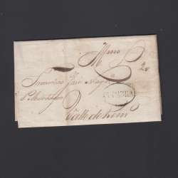 Pré-Filatélica circulada de Coimbra para Vale de Remigio datada de 10-04-1840