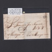 Pré-Filatélica circulada de Coimbra para Vale de Remigio datada de 07-11-1840