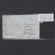 Pré-Filatélica circulada de Coimbra para Vale de Remigio datada de 18-04-1841