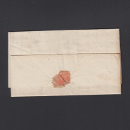 Pré-Filatélica circulada de Coimbra para Vale de Remigio datada de 24-03-1842