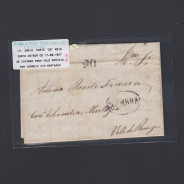 Pré-Filatélica circulada de Coimbra para Vale de Remigio datada de 17-08-1847