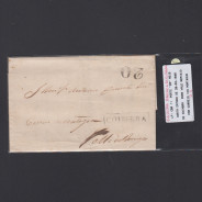 Pré-Filatélica circulada de Coimbra para Vale de Remigio datada de 28-02-1848