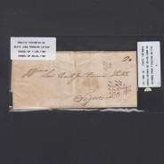 Pré-Filatélica circulada de Coimbra para Figueira da Foz datada de 09-03-1838