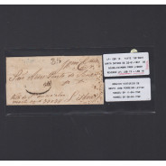 Pré-Filatélica circulada de Soure - Coimbra para  Lisboa datada de 22-01-1847