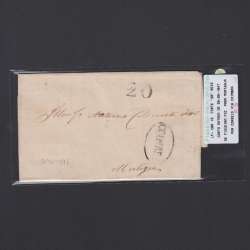 Pré-Filatélica circulada de Figueira da Foz para Mortágua datada de 05-06-1847
