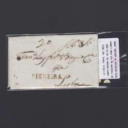Carta Pré-Filatélica circulada de Figueira da Foz para Lisboa datada de 18-12-1832