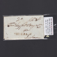 Carta Pré-Filatélica circulada de Figueira da Foz para Lisboa datada de 18-12-1832