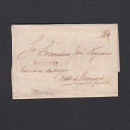 Carta Pré-Filatélica circulada de Figueira da Foz para Vale Remigio datada de 08-05-1835