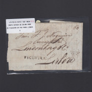Carta Pré-Filatélica circulada de Figueira da Foz para Lisboa datada de 23-05-1835