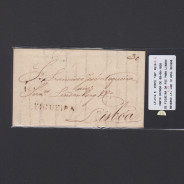 Carta Pré-Filatélica circulada de Figueira da Foz para Lisboa datada de 09-06-1835