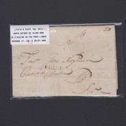 Carta Pré-Filatélica circulada de Figueira da Foz para Lisboa datada de 16-06-1835