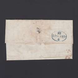 Carta Pré-Filatélica circulada de Figueira da Foz para Lisboa datada de 19-06-1835