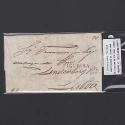 Carta Pré-Filatélica circulada de Figueira da Foz para Lisboa datada de 19-06-1835