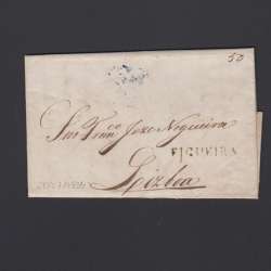 Carta Pré-Filatélica circulada de Figueira da Foz para Lisboa datada de 20-06-1835