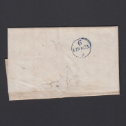 Carta Pré-Filatélica circulada de Figueira da Foz para Lisboa datada de 20-06-1835
