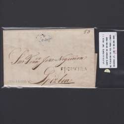 Carta Pré-Filatélica circulada de Figueira da Foz para Lisboa datada de 20-06-1835