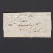 Carta Pré-Filatélica circulada de Figueira da Foz para Lisboa datada de 21-06-1835