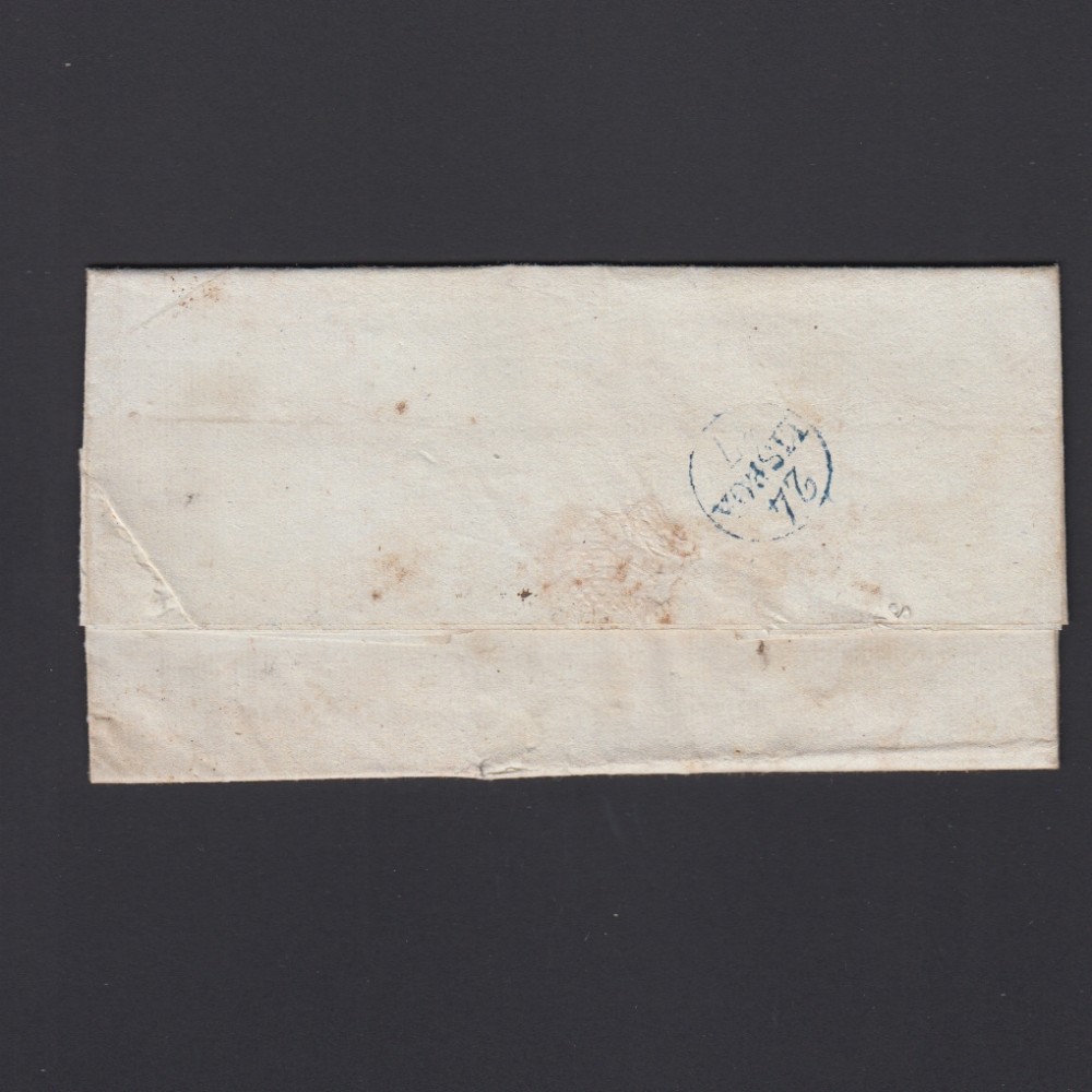 Carta Pré-Filatélica circulada de Figueira da Foz para Lisboa datada de 21-06-1835