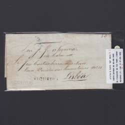 Carta Pré-Filatélica circulada de Figueira da Foz para Lisboa datada de 02-08-1835