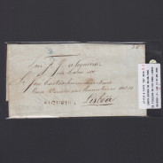 Carta Pré-Filatélica circulada de Figueira da Foz para Lisboa datada de 02-08-1835