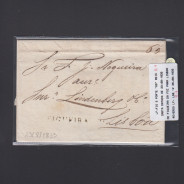Carta Pré-Filatélica circulada de Figueira da Foz para Lisboa datada de 23-08-1835