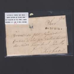 Carta Pré-Filatélica circulada de Figueira da Foz para Lisboa datada de 18-05-1836