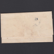 Carta Pré-Filatélica circulada de Figueira da Foz para Lisboa datada de 08-07-1836