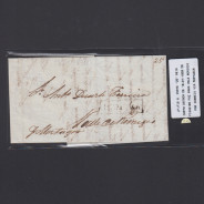 Carta Pré-Filatélica circulada de Figueira da Foz para Vale Remigio datada de 18-01-1839