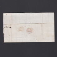 Carta Pré-Filatélica circulada de Figueira da Foz para Vale Remigio datada de 24-03-1838