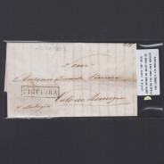 Carta Pré-Filatélica circulada de Figueira da Foz para Vale Remigio datada de 20-07-1838