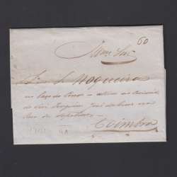 Carta Pré-Filatélica circulada de Figueira da Foz para Coimbra datada de 08-12-1839