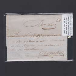 Carta Pré-Filatélica circulada de Figueira da Foz para Coimbra datada de 08-12-1839