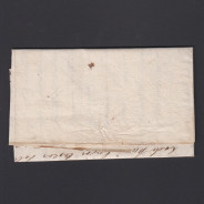 Carta Pré-Filatélica circulada de Figueira da Foz para Vale Remigio datada de 24-03-1840