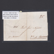 Carta Pré-Filatélica circulada de Figueira da Foz para Vale Remigio datada de 05-04-1840