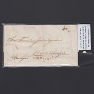 Carta Pré-Filatélica circulada de Figueira da Foz para Vale Remigio datada de 13-12-1840